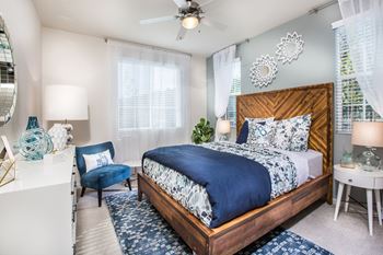Furnished bedroom